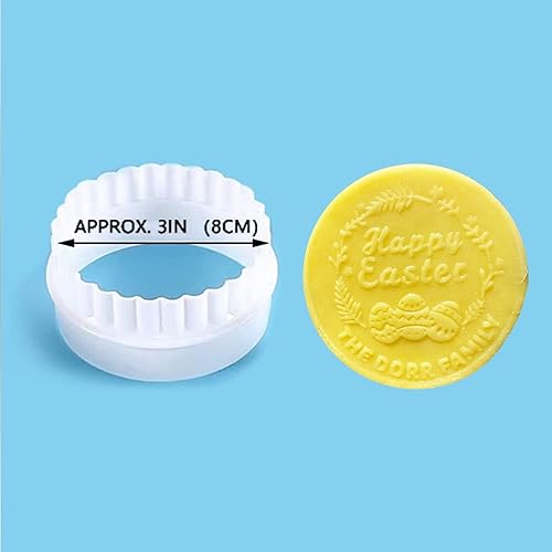 2023 Personalized Christmas Cookie Stamp Christmas Cookie Mold With Your Name 3d Raised Design Merry Christmas Personalized Cookie Baking Stamp