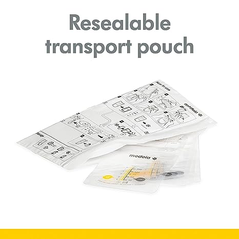 Medela Breast Milk Storage Bags, 100 Count, Ready to Use Breastmilk Bags for Breastfeeding, Self Standing Bag, Space Saving Flat Profile, Hygienically Pre-Sealed, 6 Ounce