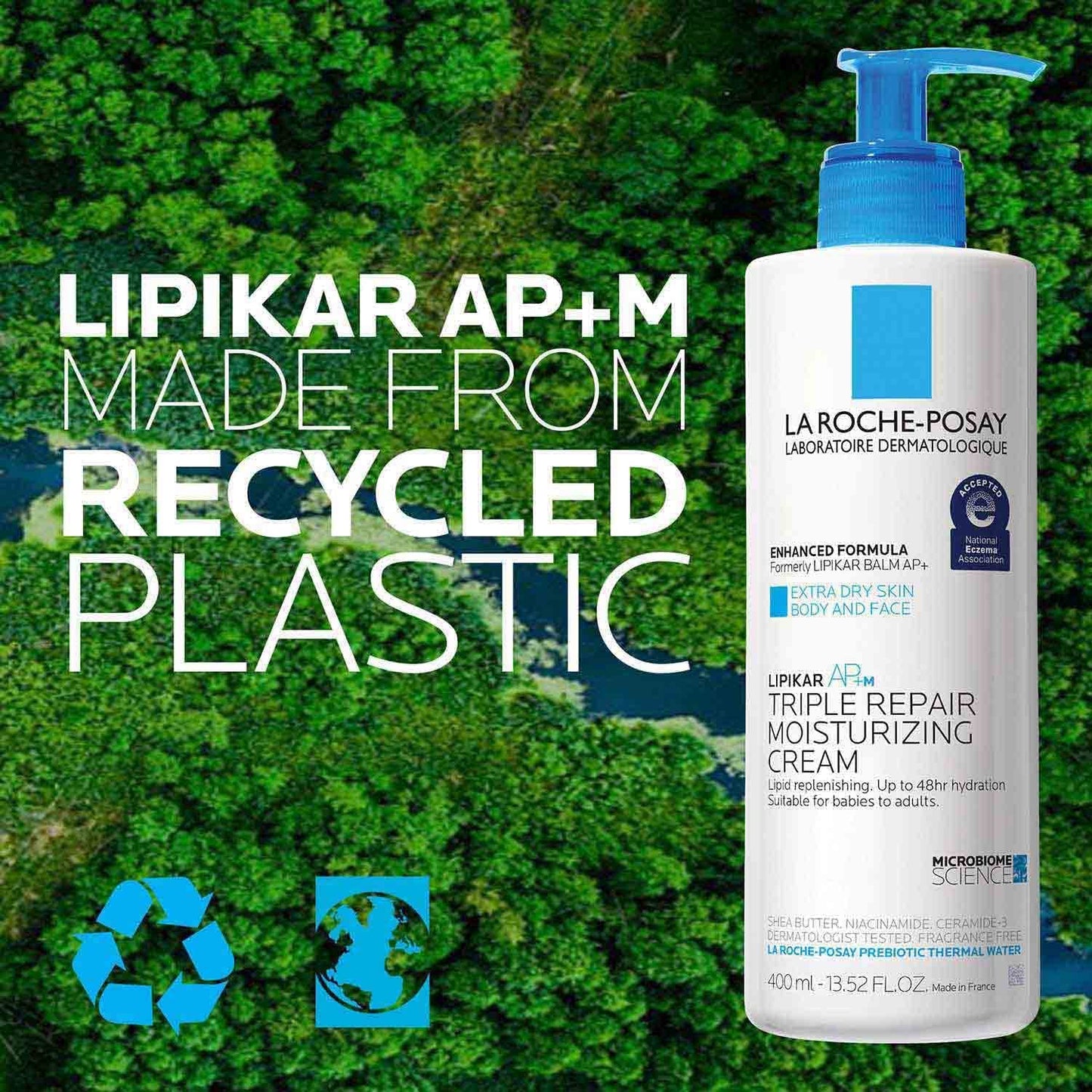 La Roche-Posay Lipikar Balm AP+ Intense Repair Body Lotion for Dry Skin, Body Cream with Shea Butter and Niacinamide, Moisturizer for Dry and Rough Skin, Sensitive Skin Safe