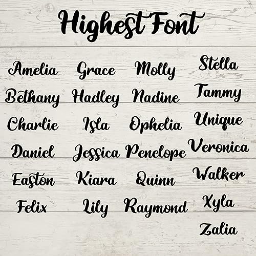 Personalized Custom Wood Name Sign, Nursery Name Sign, Family Name Signs, Choice of Size & Fonts!
