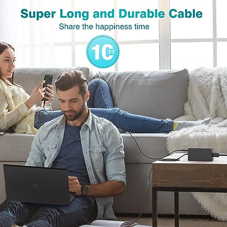 65W Surface Pro Laptop Charger for Microsoft Surface Pro 9, 8, 7+, 7, 6, 5, 4, 3, X, Windows Surface Laptop 5, 4, 3, 2, 1 Studio, Surface Go Tablet, Surface Book 3, 2, 1, Support 44W, 36W, LED, 10FT