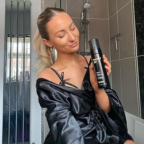 b.tan Darkest Self Tanner | Get Tanned - Fast, 1 Hour Sunless Tanner Mousse, No Fake Tan Smell, No Added Nasties, Vegan, Cruelty Free, 6.7 Fl Oz