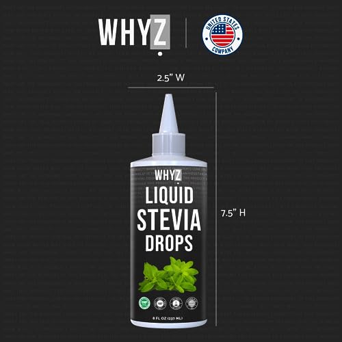 Stevia Liquid Drops Natural Liquid Stevia Extract, Pure Sweetener, Plant-Based Sweetener…