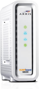 ARRIS SURFboard SB8200 DOCSIS 3.1 Cable Modem , Approved for Comcast Xfinity, Cox, Charter Spectrum, & more , Two 1 Gbps Ports , 1 Gbps Max Internet Speeds , 4 OFDM Channels