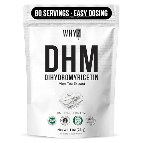 Dihydromyricetin Powder, 28g, 100% Pure DHM Supplements Liver Support, Hydration & Body…