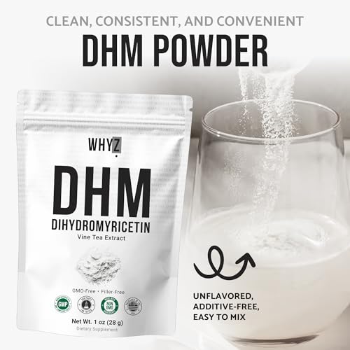 Dihydromyricetin Powder, 28g, 100% Pure DHM Supplements Liver Support, Hydration & Body…