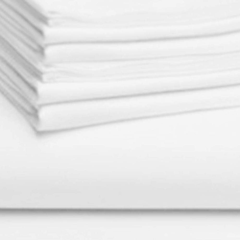 LuxClub 6 PC Queen Sheet Set, Rayon Made from Bamboo Bed Sheets, Deep Pockets 18" Eco Friendly Wrinkle Free Cooling Sheets Machine Washable Hotel Bedding Silky Soft - White Queen