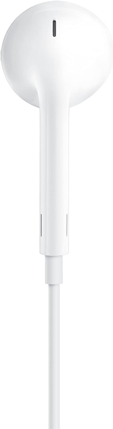 Apple EarPods Headphones with 3.5mm Plug. Microphone with Built-in Remote to Control Music, Phone Calls, and Volume. Wired Earbuds
