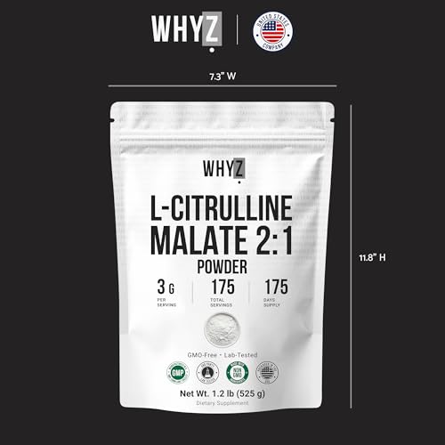 L-Citrulline Malate 2 : 1 Powder Unflavored L Citrulline Malate Nitrate-Rich Dissolves…