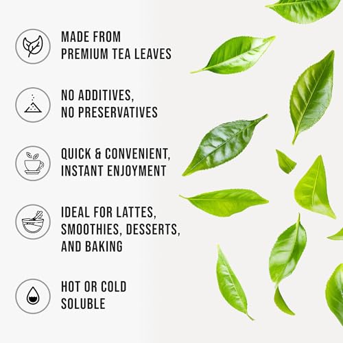 Instant Black Tea Powder, Pure Black Tea for Hot and Cold Beverages, Refreshing Black…