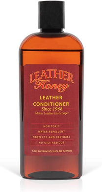 Leather Honey Leather Conditioner, the Best Leather Conditioner Since 1968, 8 Oz Bottle. For Use on Leather Apparel, Furniture, Auto Interiors, Shoes, Bags and Accessories. Non-Toxic and Made in the USA!