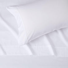 Load image into Gallery viewer, Amazon Basics Lightweight Super Soft Easy Care Microfiber 3-Piece Bed Sheet Set with 14-Inch Deep Pockets, Twin, Bright White, Solid