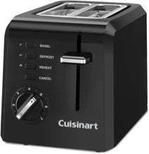 Load image into Gallery viewer, Cuisinart CPT-122BK 2-Slice Compact Plastic Toaster, Black