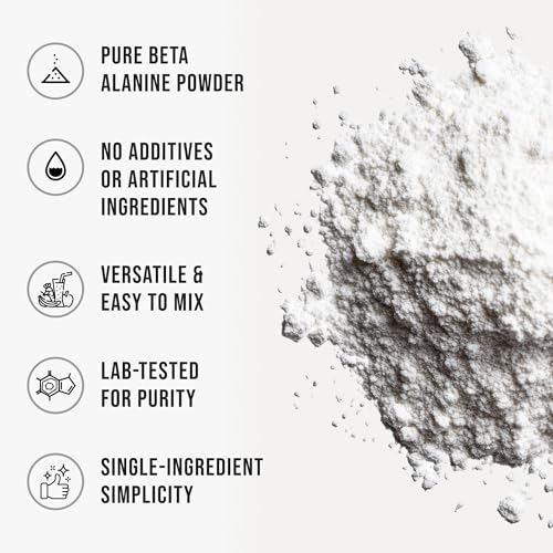 WHYZ Beta Alanine Powder Pure Beta Alanine Pre-Workout Supplement for Sustained Energy,…