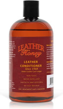 Load image into Gallery viewer, Leather Honey Leather Conditioner, Best Leather Conditioner Since 1968. For Use on Leather Apparel, Furniture, Auto Interiors, Shoes, Bags and Accessories. Non-Toxic and Made in the USA!