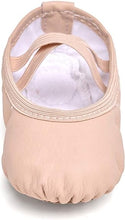 Load image into Gallery viewer, Stelle Ballet Shoes for Girls Toddler Ballet Slippers Soft Leather Boys Dance Shoes for Toddler/Little Kid/Big Kid