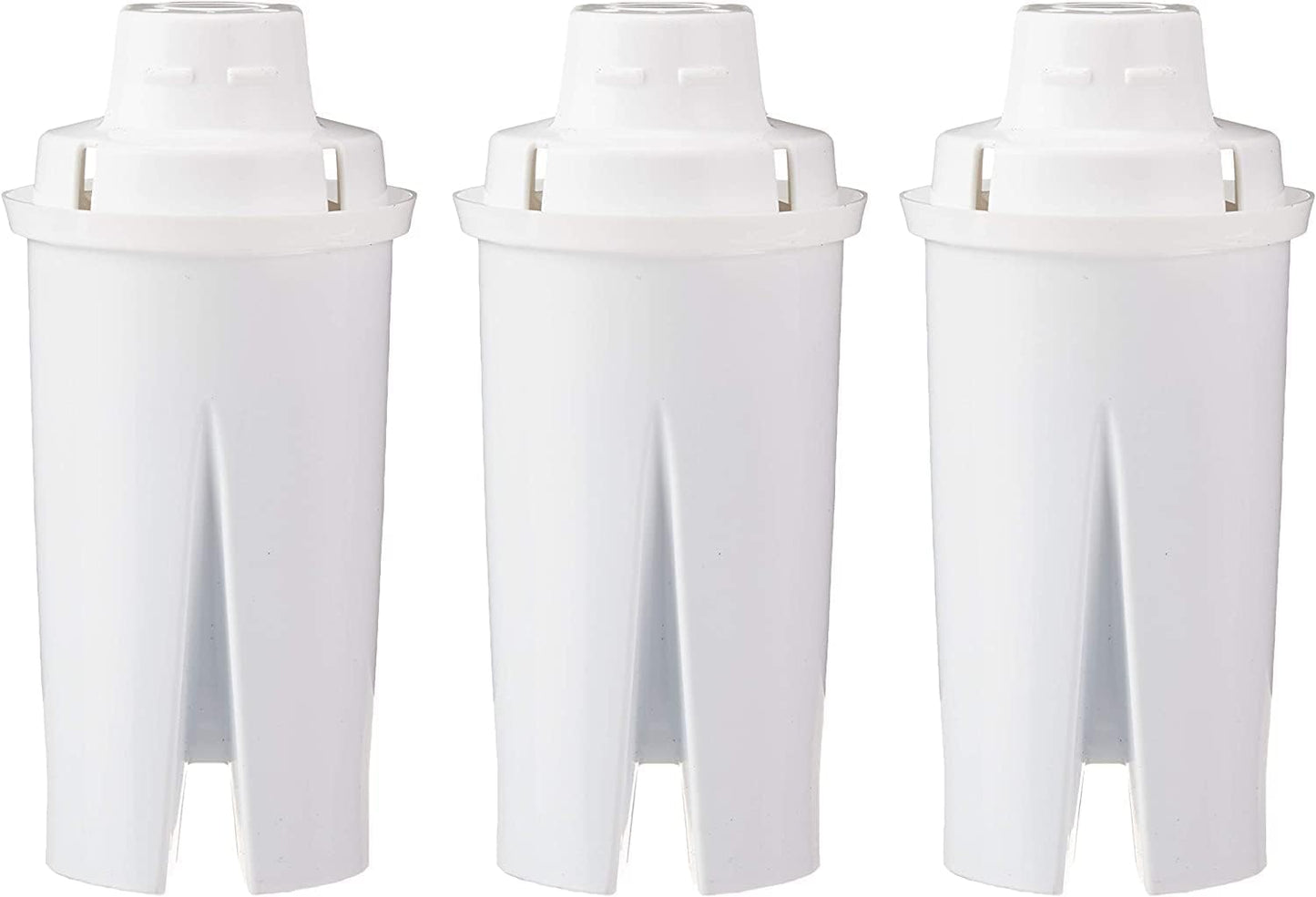 Amazon Basics Replacement Water Filters for Pitchers, Compatible with Brita, 3-Pack