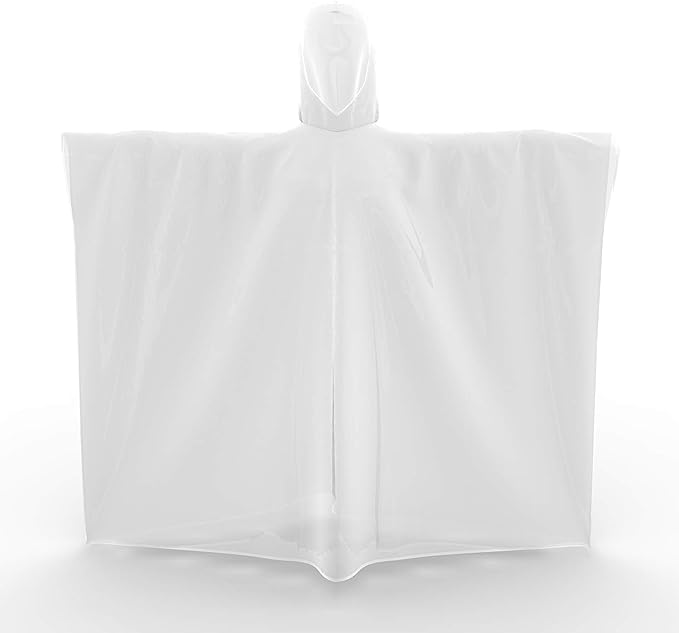 Hagon PRO Disposable Rain Ponchos for Adults (5 Pack)