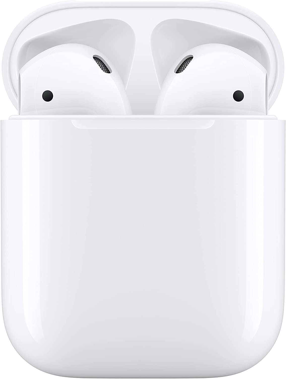 Apple AirPods (2nd Generation) Wireless Earbuds with Lightning Charging Case Included. Over 24 Hours of Battery Life, Effortless Setup. Bluetooth Headphones for iPhone