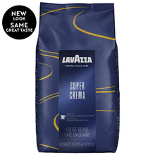 Load image into Gallery viewer, Lavazza Super Crema Whole Bean Coffee Blend, light-Medium Espresso Roast, 2.2 Pound (Pack of 1) ,Premium Quality, Aromatic, Mild and creamy