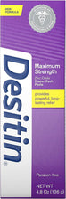 Load image into Gallery viewer, Desitin Maximum Strength Baby Diaper Rash Cream with 40% Zinc Oxide for Treatment, Relief &amp; Prevention, Hypoallergenic, Phthalate- &amp; Paraben-Free Paste, 4.8 oz