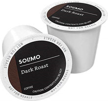 Load image into Gallery viewer, Amazon Brand - Solimo Dark Roast Coffee Pods, Compatible with Keurig 2.0 K-Cup Brewers 100 Count(Pack of 1)