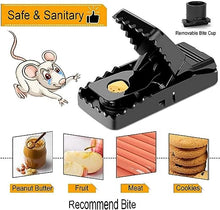 Load image into Gallery viewer, Feeke Mouse Traps, Mice Traps for House, Small Mice Trap Indoor Quick Effective Sanitary Safe Mousetrap Catcher for Family and Pet - 6 Pack, (M01-6Pack)