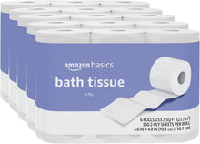 Load image into Gallery viewer, Amazon Basics 2-Ply Toilet Paper, 30 Rolls (5 Packs of 6), White