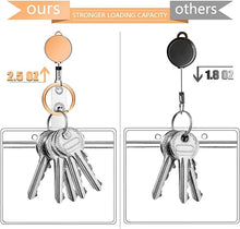 Load image into Gallery viewer, Retractable Lanyards for ID Badges and Keys, Cute Breakaway Teacher Lanyard with Badge Holders and Reels, Durable Silicone Beaded Lanyard for Women, Nurses, Office with 2 Waterproof Card Holders