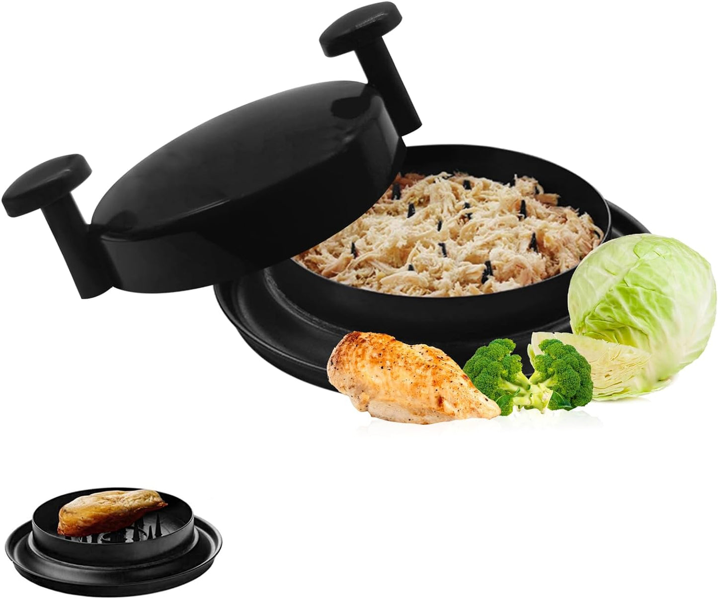 Chicken Shredder, Chicken Shredder Tool, Meat Shredder with Ergonomic Handle, Easy Cleaning, Anti-Slip, Chicken Shredder Tool Twist, Meat Shredder Tool Twist, Chicken Grinder, Chicken Shredder Tool