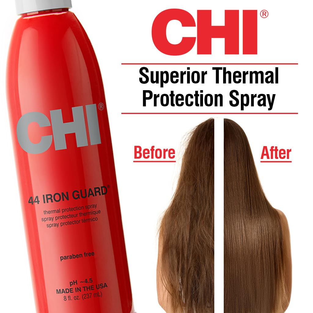 CHI 44 Iron Guard Thermal Protection Spray, Clear, 8 Fl Oz