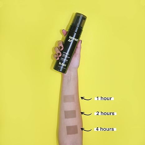 b.tan Darkest Self Tanner | Get Tanned - Fast, 1 Hour Sunless Tanner Mousse, No Fake Tan Smell, No Added Nasties, Vegan, Cruelty Free, 6.7 Fl Oz