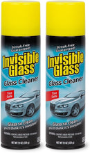 Load image into Gallery viewer, Invisible Glass 91164-2PK 19-Ounce Cleaner for Auto and Home for a Streak-Free Shine, Deep Cleaning Foaming Action, Safe for Tinted and Non-Tinted Windows, Ammonia Free Foam Glass Cleaner, Pack of 2