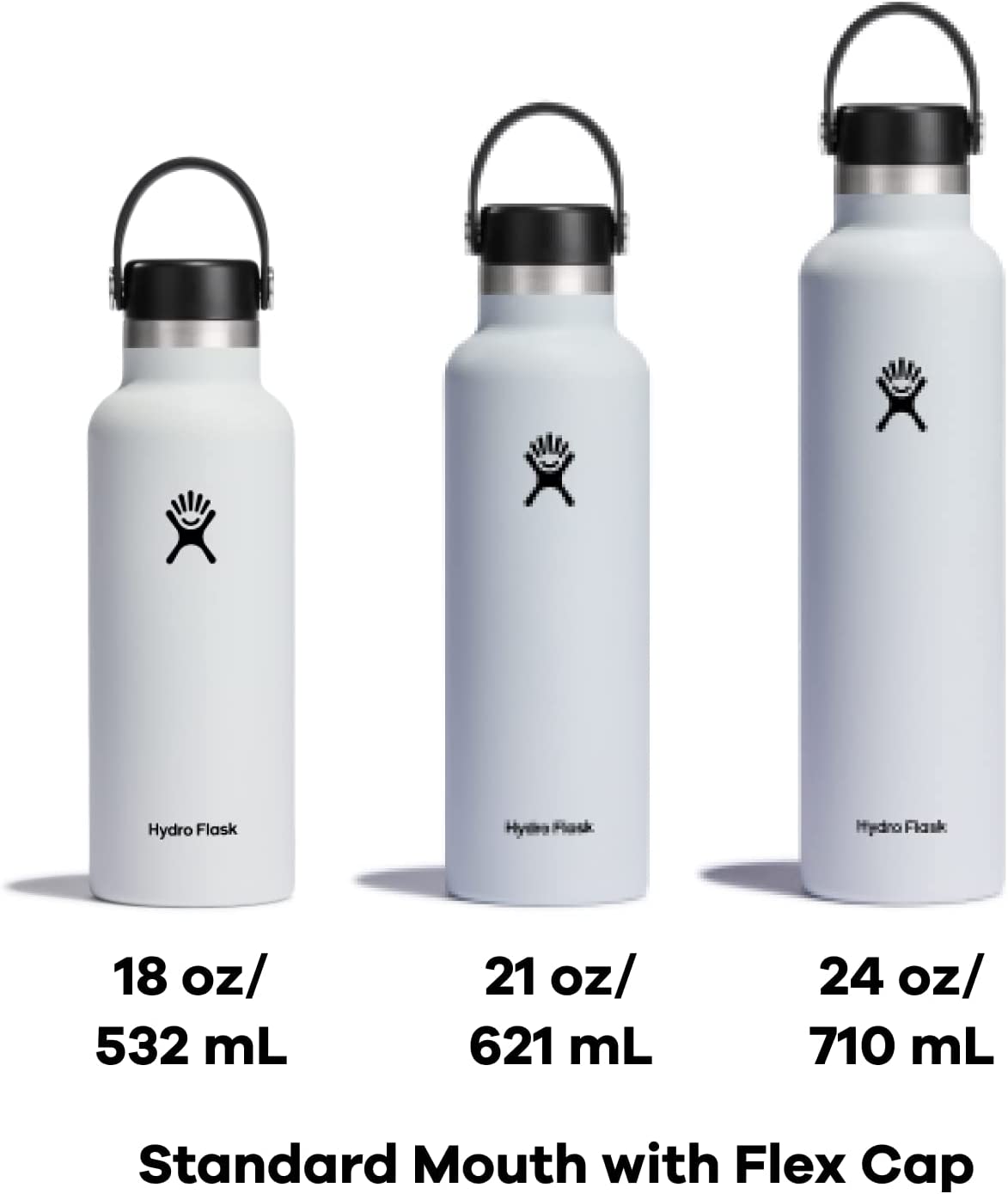Hydro Flask Standard Mouth Bottle with Flex Cap