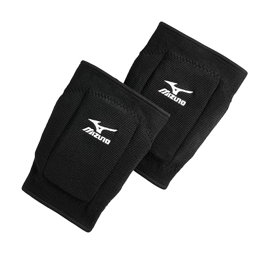 Mizuno Youth T10 Plus Volleyball Kneepad, One Size, Black