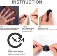 Load image into Gallery viewer, Cable Clips, OHill 16 Pack Black Adhesive Cord Holders, Ideal Cords Management for Organizing Cable Wires-Home, Office, Car, Desk &amp; Nightstand