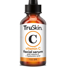 Load image into Gallery viewer, TruSkin Vitamin C Serum for Face – Anti Aging Face &amp; Eye Serum with Vitamin C, Hyaluronic Acid, Vitamin E – Brightening Serum for Dark Spots, Even Skin Tone, Eye Area, Fine Lines &amp; Wrinkles, 1 Fl Oz