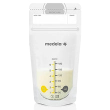 Load image into Gallery viewer, Medela Breast Milk Storage Bags, 100 Count, Ready to Use Breastmilk Bags for Breastfeeding, Self Standing Bag, Space Saving Flat Profile, Hygienically Pre-Sealed, 6 Ounce