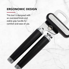 Load image into Gallery viewer, KitchenAid Classic Multifunction Can Opener / Bottle Opener, 8.34-Inch, Black