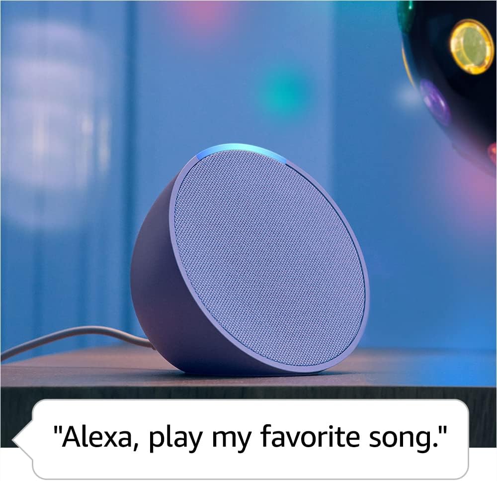 Introducing Echo Pop | Full sound compact smart speaker with Alexa | Charcoal