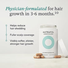 Load image into Gallery viewer, Nutrafol Women&#39;s Balance Hair Growth Supplements, Ages 45 and Up, Clinically Proven for Visibly Thicker Hair and Scalp Coverage, Dermatologist Recommended - 1 Month Supply