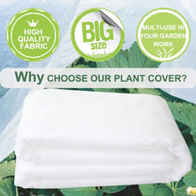Load image into Gallery viewer, Valibe Plant Covers Freeze Protection 10 ft x 30 ft Floating Row Cover Garden Fabric Plant Cover for Winter Frost / Sun Pest Protection (10FT X 30FT)