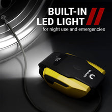 Load image into Gallery viewer, VacLife Tire Inflator Portable Air Compressor - Air Pump for Car Tires (up to 50 PSI), 12V DC Tire Pump for Bikes (up to 150 PSI) w/ LED Light, Digital Pressure Gauge, Model: ATJ-1166, Yellow (VL701)