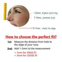 Load image into Gallery viewer, Small Gold Nose Ring Hoop for Women, Tiny Thin 14k Gold Filled Nose Piercing Hoop Jewelry 7mm 22G