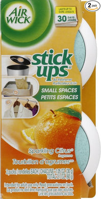 Air Wick Stick Ups Air Freshener, Sparkling Citrus, 2ct