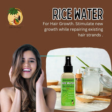 Load image into Gallery viewer, Rice Water For Hair Growth - Infused with Rosemary, Biotin, Vegan Non-Greasy Spray Naturally Thicker, Longer, Softer Hair, Men &amp; Women Hair Spray (Rosemary + Lemongrass, 4 OUNCE)