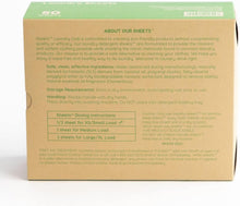 Load image into Gallery viewer, Sheets Laundry Club - As Seen on Shark Tank - Laundry Detergent - (Up to 100 Loads) 50 Laundry Sheets- Fresh Linen Scent - No Plastic Jug - New Liquid-Less Technology - Lightweight - Easy To Use