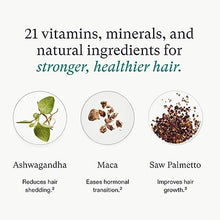 Load image into Gallery viewer, Nutrafol Women&#39;s Balance Hair Growth Supplements, Ages 45 and Up, Clinically Proven for Visibly Thicker Hair and Scalp Coverage, Dermatologist Recommended - 1 Month Supply