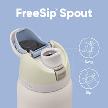 Load image into Gallery viewer, Owala FreeSip Insulated Stainless Steel Water Bottle with Straw for Sports and Travel, BPA-Free, 24oz, Iced Breeze