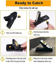 Load image into Gallery viewer, Feeke Mouse Traps, Mice Traps for House, Small Mice Trap Indoor Quick Effective Sanitary Safe Mousetrap Catcher for Family and Pet - 6 Pack, (M01-6Pack)